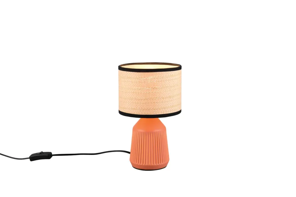 Lampa stołowa Formentera miedziany/beżowy E14 R56801939 - RL Zamów dziś