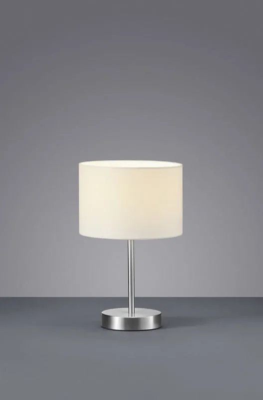 Lampa stołowa Hotel srebrny i odcienie srebra, biały E14 501100101 - Trio Wyprzedaż