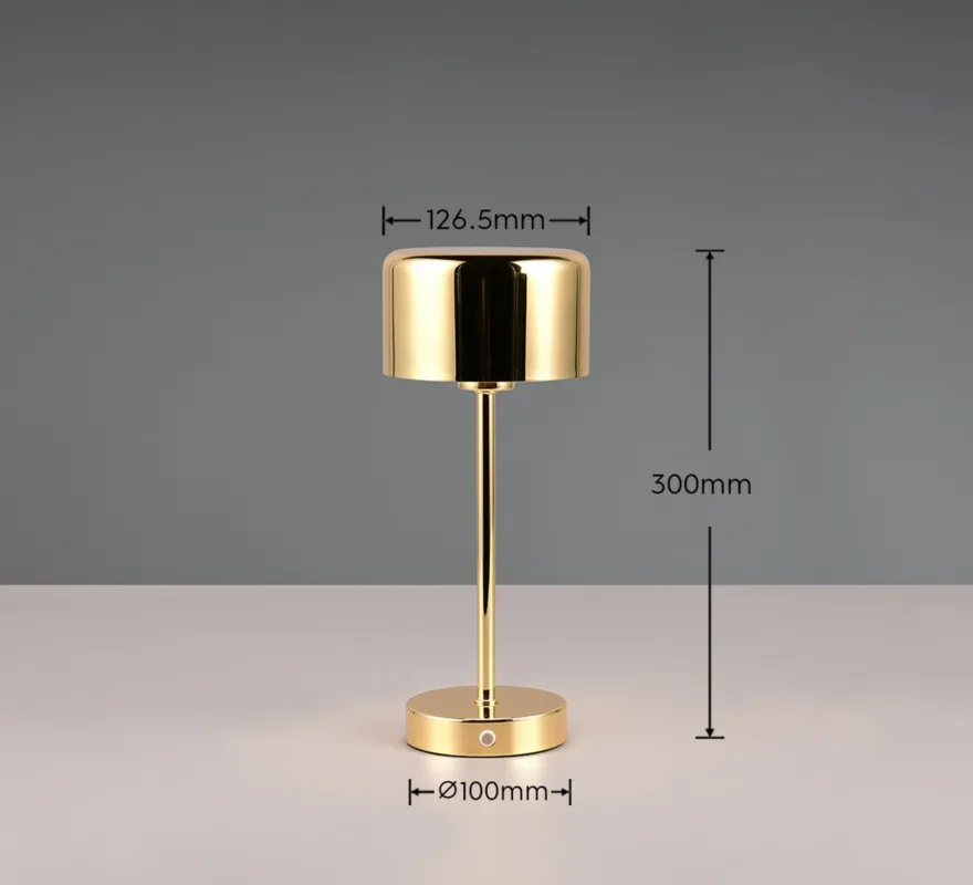 Lampa stołowa Karya Dl103-59151 mosiądz polerowany LED zintegrowany - RL Wysoka jakość