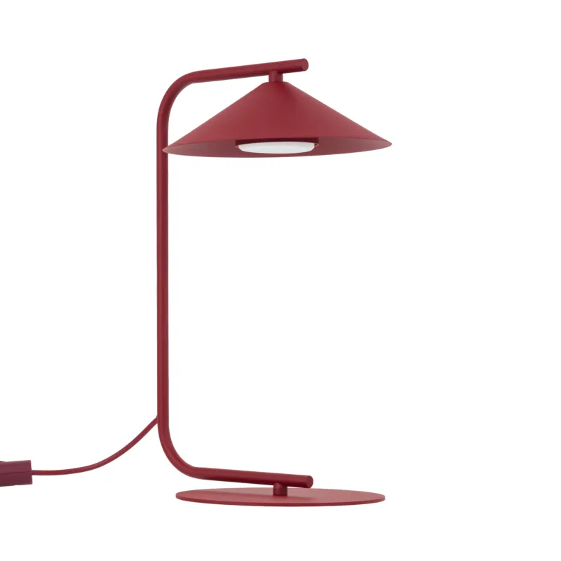 Lampa stołowa Lume Burgund Lampka Czerwony 1x GX 53 - TK Lighting Tylko dziś