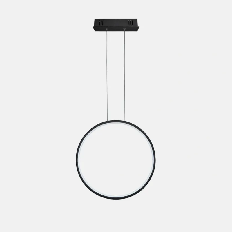 Lampa wisząca Ledowe Okręgi No.1 X 40 cm 4000K czarna ściemnialna 15W Altavola Design Tylko do końca tygodnia