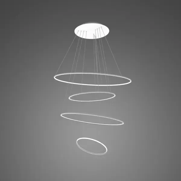 Lampa wisząca Ledowe Okręgi No.4 100 cm biała 3000K 106W Altavola Design Wybór klientów
