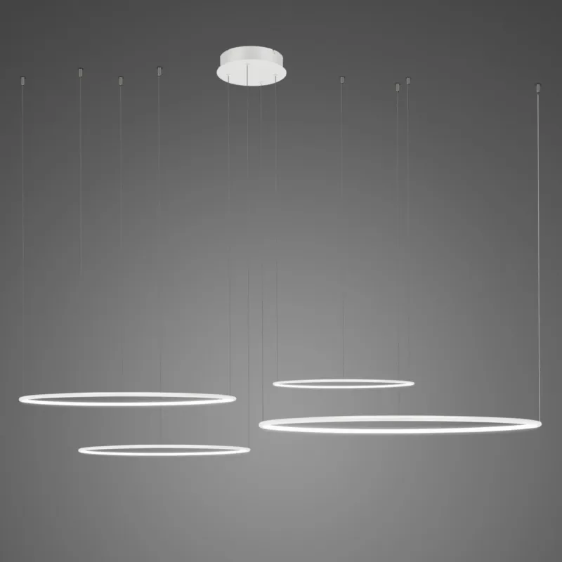 Lampa wisząca Ledowe Okręgi No.4 CO4 100 cm 3000K biała 106W Altavola Design Okazja