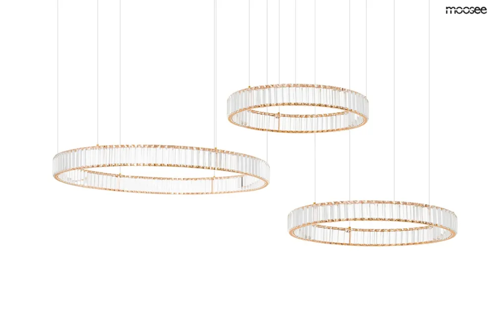 Lampa wisząca LIBERTY 3A złota – Moosee Ostatnia szansa