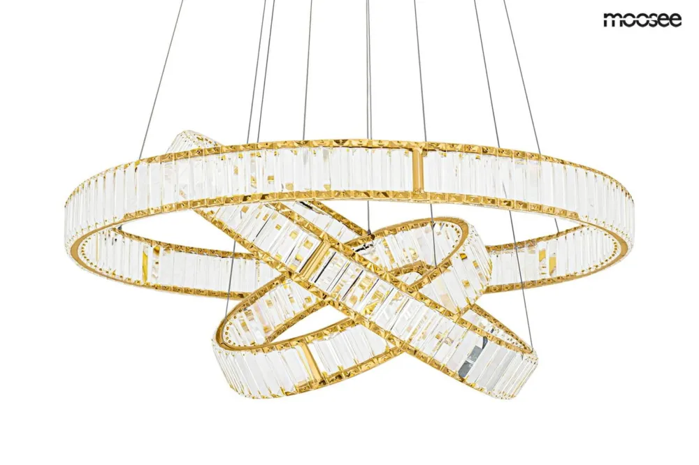 Wybór klientów Lampa wisząca LIBERTY TRIPLES złota – Moosee