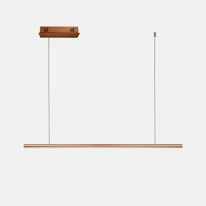 Bezpieczne zakupy Lampa wisząca Linea No.1 miedziany 100cm - Altavola