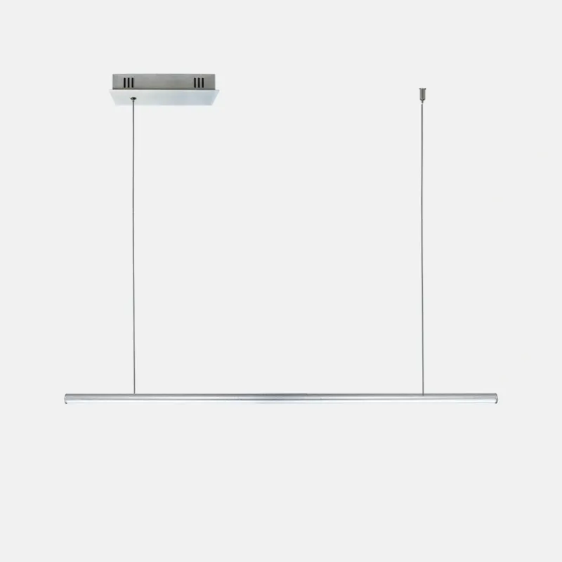 Niska cena Lampa wisząca Linea No.1B 100 cm 3000K srebrna 12W Altavola Design