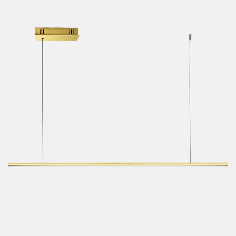 Niska cena Lampa wisząca Linea No.1B 120 cm 4000K złota DALI Altavola Design