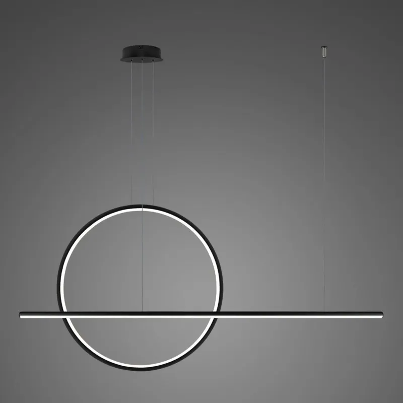 Lampa wisząca Linea No.2 B 80 cm czarna 3000K ściemnialna 45W Altavola Design Tani