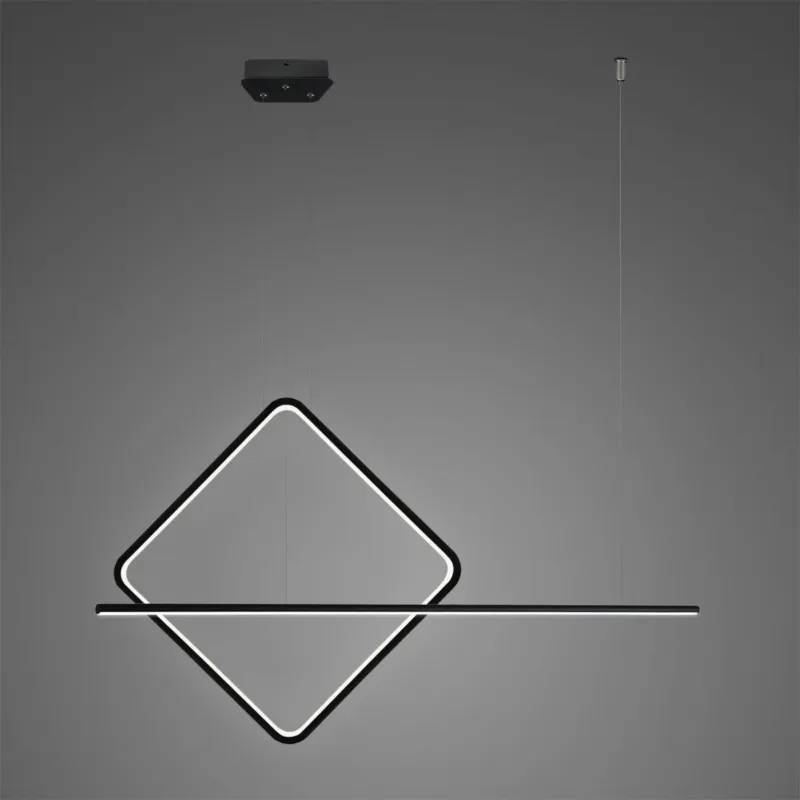 Lampa wisząca Linea No.4 A 60 cm czarna 4000K ściemnialna 46W Altavola Design Nowość