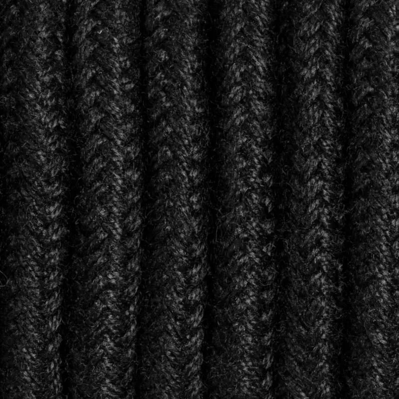Czarny kabel w oplocie moherowym M10 Jadwiga dwużyłowy 2x0.75 - Kolorowe Kable Akcesoria Sprawdź teraz