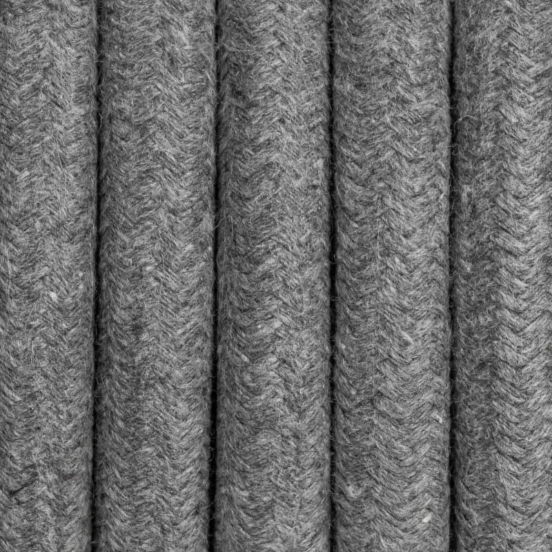 Kabel w oplocie szarym bawełnianym trzyżyłowy 3x2,5mm2 - Kolorowe Kable Akcesoria Popularny