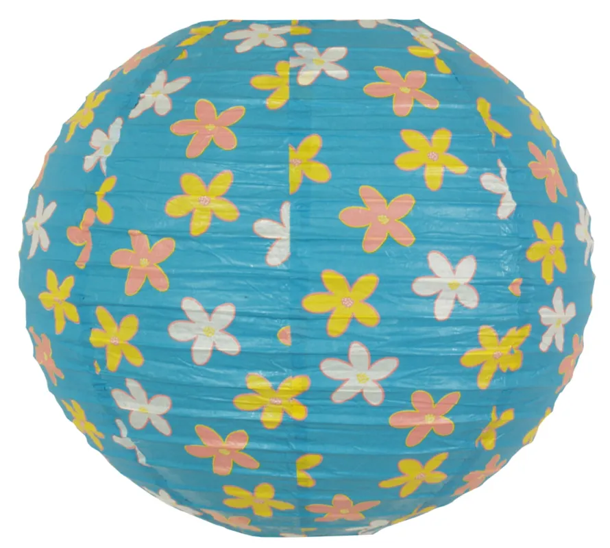 Klosz Candellux Abażur papierowy błękitny 35 cm Ostatnie sztuki