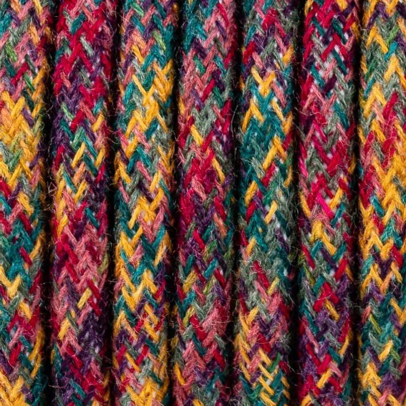 Kolorowy kabel w oplocie moherowym M07 Wanda dwużyłowy 2x0.75 - Kolorowe Kable Akcesoria Dodaj do koszyka