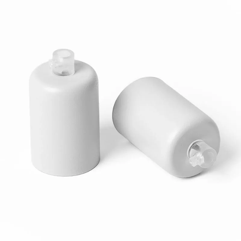 Oferta limitowana Metalowa osłonka sufitowa lakierowana w kolorze jasnoszarym strukturalnym - Kolorowe Kable Akcesoria