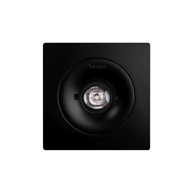 Tani Oprawa Sieciowo-Awaryjna Podtynkowa Starlet Spot Quad Sq 250 M 2H At Ip20 [Blk] / 84729