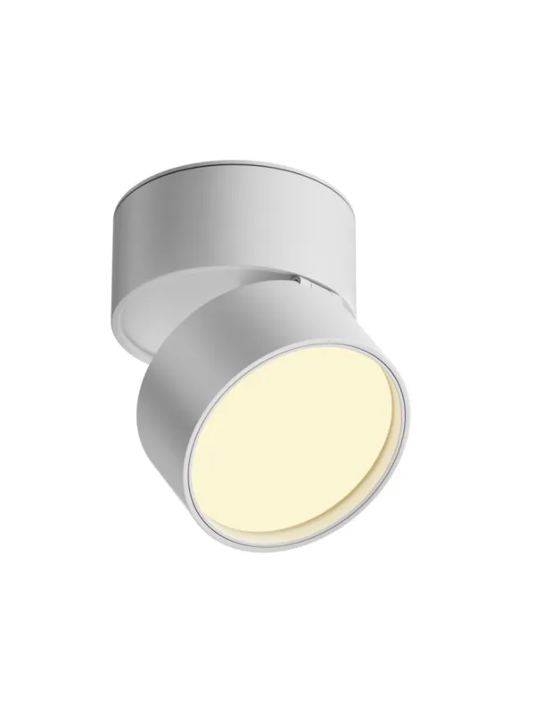 Dostępne od ręki Oprawa sufitowa natynkowa LED Onda 910 lm – okrągła, szerokokątna, regulowana, 12W, 2700K, kąt 96°, biała