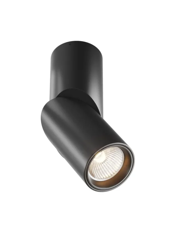 Kup teraz Spot natynkowy LED Dafne, cylindryczny, regulowany, 10W, 3000K, 800 lm, 38°, nad sofę - kanapę, czarny
