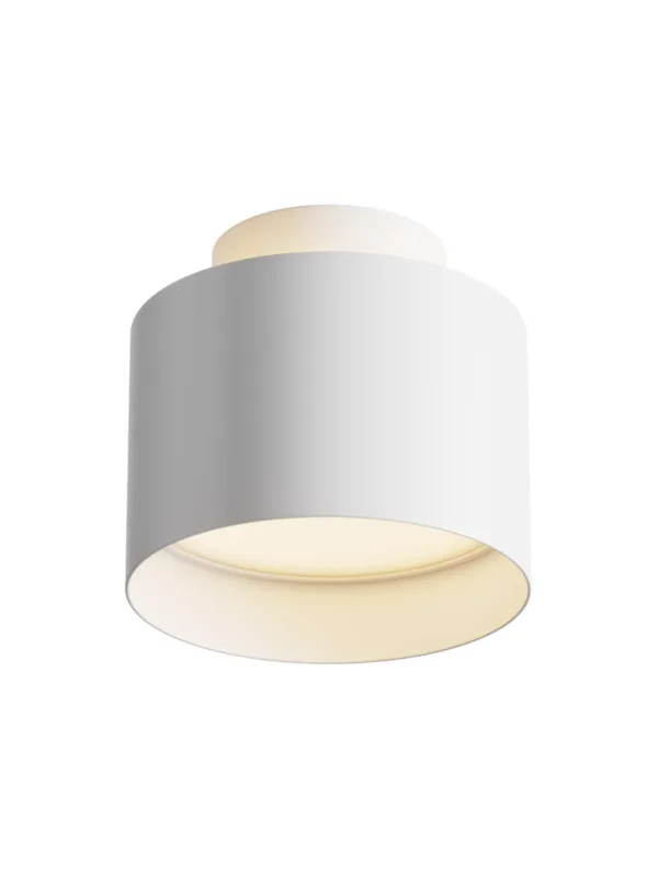 Biały plafon sufitowy Planet LED 10 cm - aluminiowa tuba z poświatą, 3000K, 780 lm, 10W Nowość
