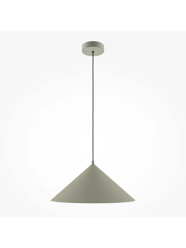 Lampa wisząca Basic Colors nad stół - zielona, metalowy stożkowy klosz 1xE27 Wyprzedaż