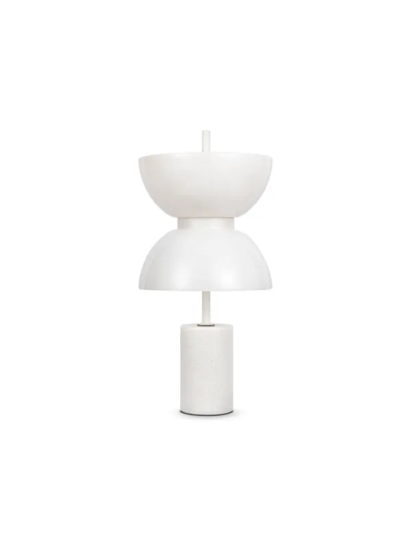 Designerska lampa stołowa Kyoto LED 3000K do sypialni - białe półkule ze szkła - Maytoni Wybór klientów