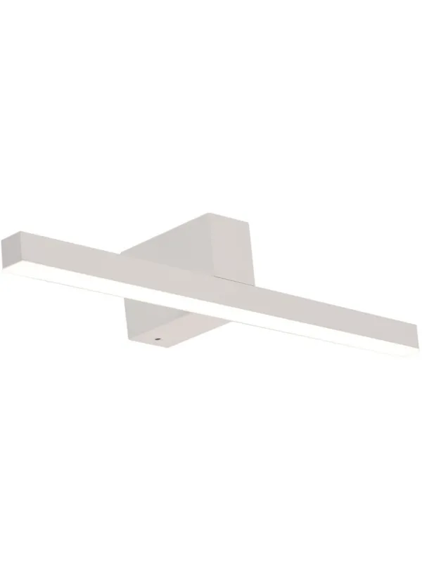 Biały kinkiet łazienkowy nad lustro Nevada o szerokości 40 cm LED z IP44 12W 4000K neutralna barwa Nowy