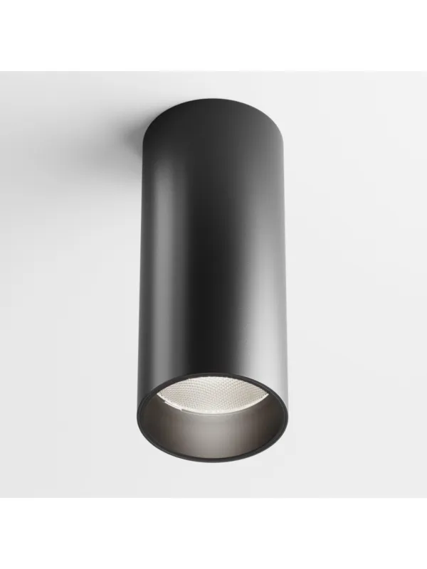 Nowy Oprawa sufitowa natynkowa LED Focus – okrągła, tuba, 12W, 4000K, kąt 50°, czarna