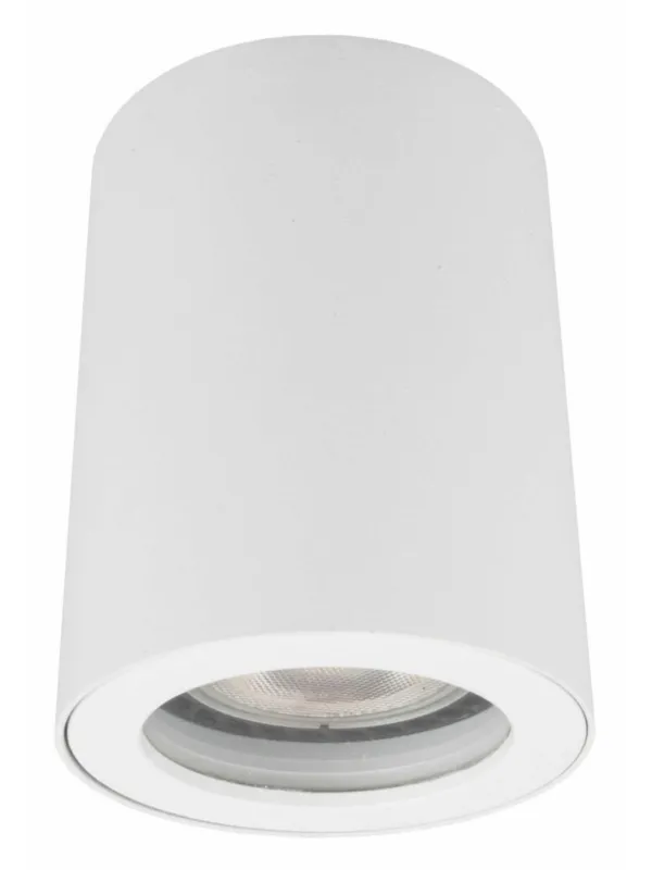 Oprawa natynkowa biała tuba 6.5 cm spot Faro do łazienki na taras z IP65 Najlepsza cena