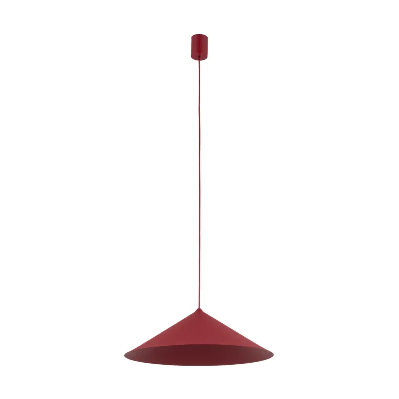 Zwis do salonu, czerwony, metalowy klosz stożek w nowoczesnym wydaniu LUME 1xGX53 11696 TK Lighting Hit cenowy