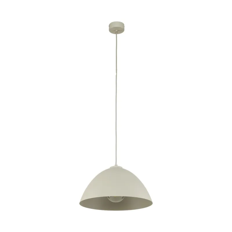 Wisząca lampa FARO z kloszem w kształcie kopuły bezowa E27 Ø34cm 5899 TK Lighting Wyjątkowa oferta