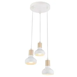 Tylko dziś Lampa wisząca Puerto 3 40W Biała 33-62635 Candellux