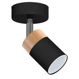 Oferta KINKIET JOKER BLACK/WOOD 1XGU10