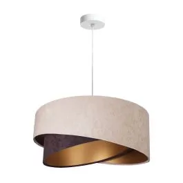 Tylko do końca tygodnia Asymetryczna lampa wisząca Galaxy Beżowa/brązowa/złota 060-019 BPS Koncept