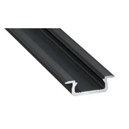 Dostępne od ręki PROFIL ALUMINIOWY CZARNY TYP Z 1M + KLOSZ MLECZNY
