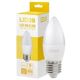 Dostępne od ręki Żarówka LED Kobi E27 230V/8,5W 3000K 806lm LED2B KALSWE2785CB