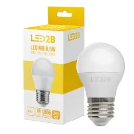 Zamów teraz Żarówka LED Kobi E27 230V/8,5W 3000K 806lm LED2B