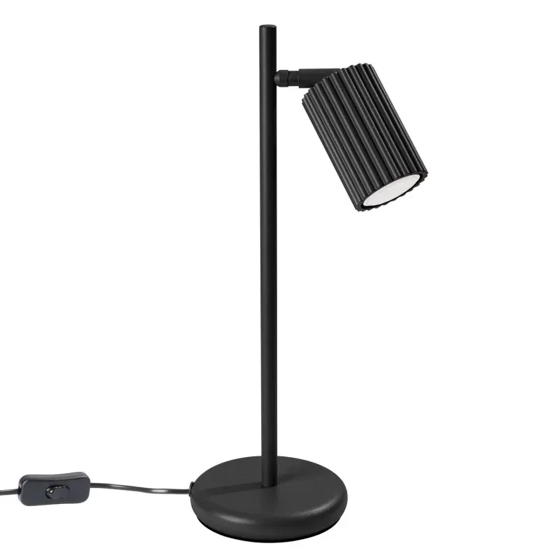 Lampa biurkowa nowoczesna do gabinetu loftowa czarna na żarówkę Gu10 Sprawdź teraz