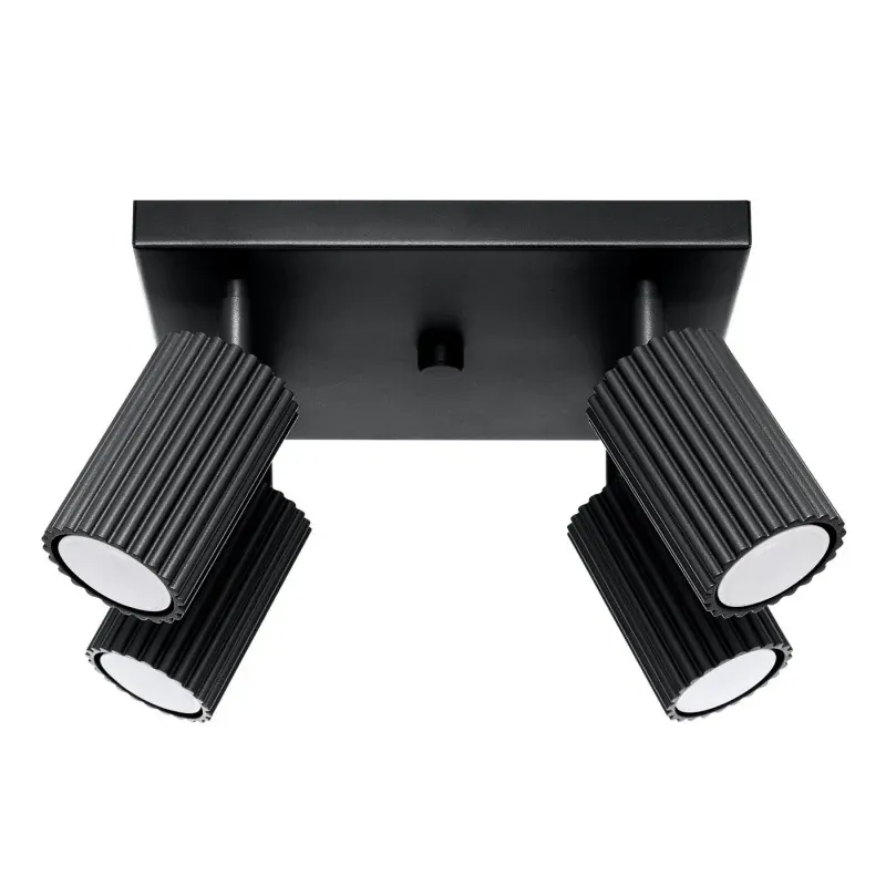 Lampa przysufitowa 4 regulowane tuby karbowane Spot Reflektor POLSKI Oferta