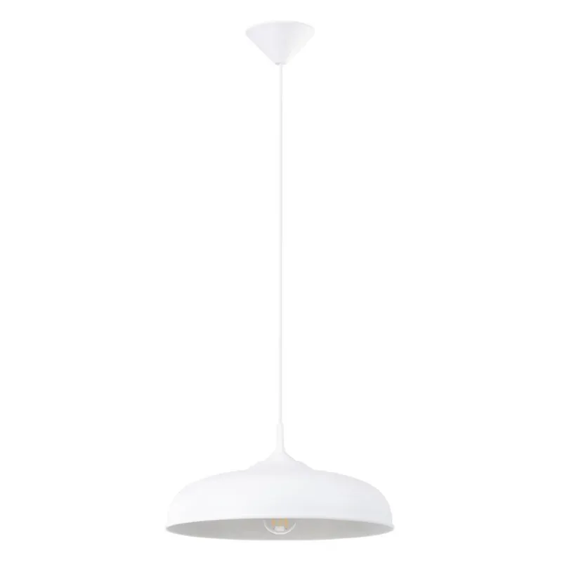 Lampa sufitowa wisząca biała Żyrandol do Kuchni GINA Nowość