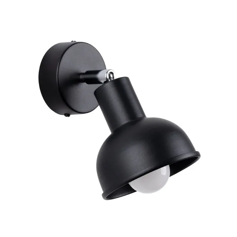 Kinkiet industrialny minimalistyczny ELBA czarny E27 Sollux SL.1316 Promocja