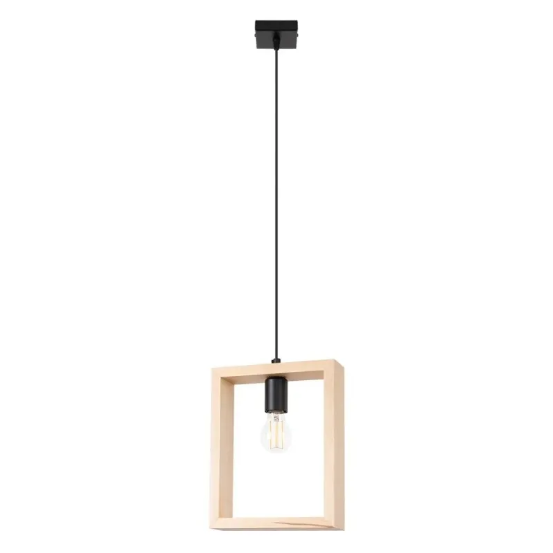 Oferta Lampa wisząca ARIES naturalne drewno Sollux SL.1310