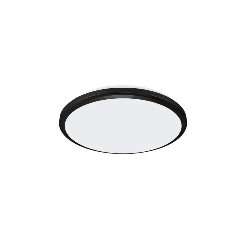 Szybka wysyłka 04585 Hermetyczny plafon LED 12W czarny 4100K NW PLANAR IDEUS