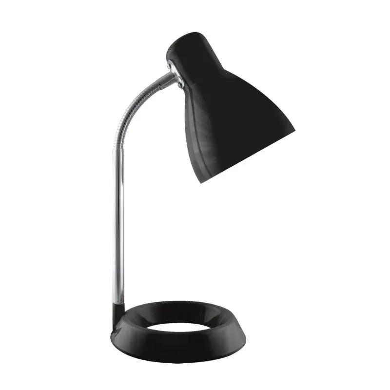 Darmowy zwrot 04499 Czarna lampka biurkowa E27 KATI BLACK IDEUS