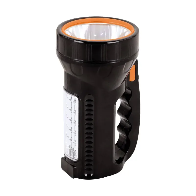 04451 Latarka czarna ręczna LED 3W+3W BURTA IDEUS Ograniczona ilość