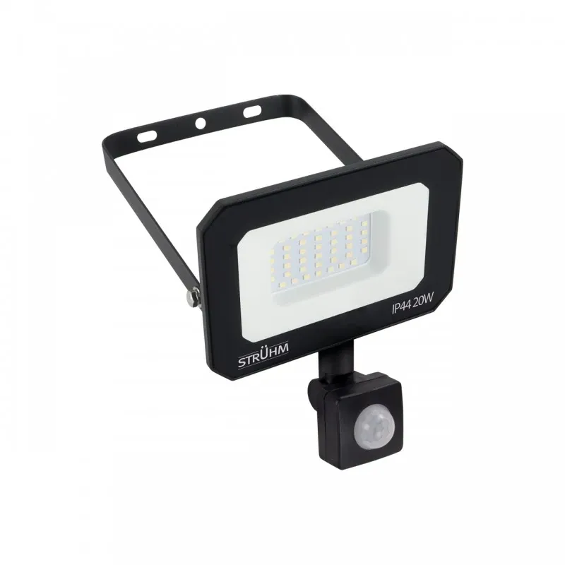 04366 Naświetlacz LED z czujnikiem ruchu 30W czarny z neutralnym światłem ASTON LED IDEUS Premium