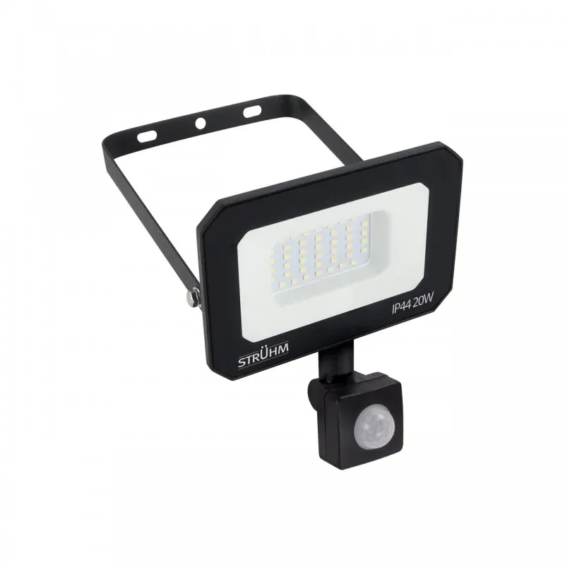 04365 Naświetlacz LED z czujnikiem ruchu o mocy 20W czarny ASTON LED IDEUS Szybka wysyłka