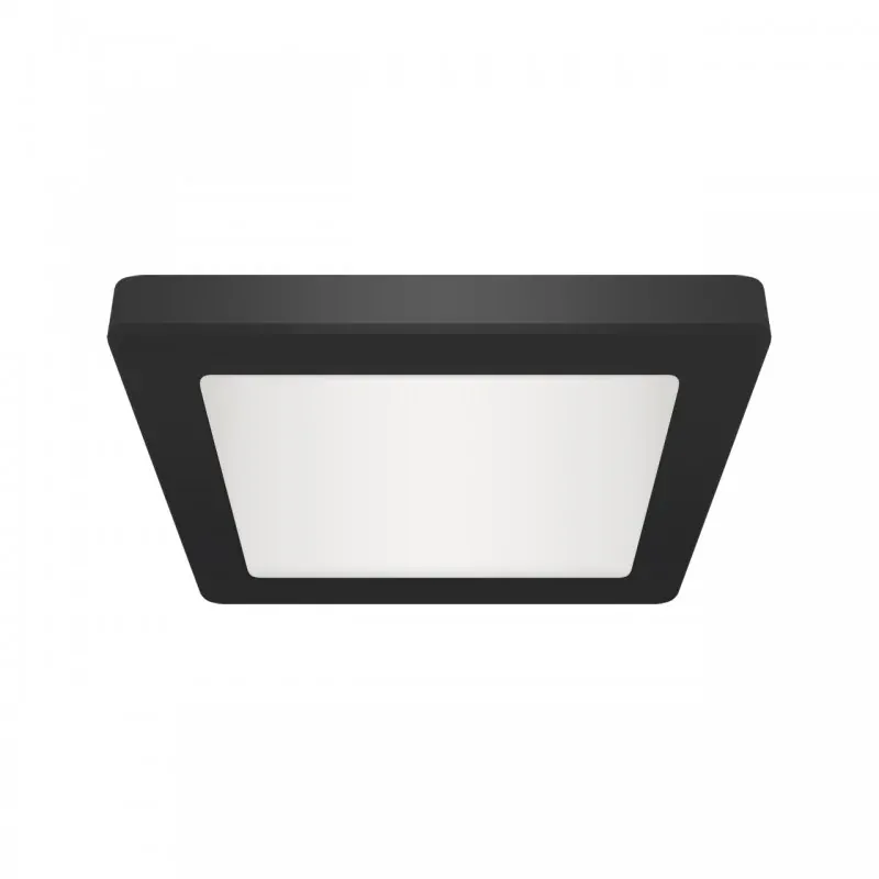 Czarna kwadratowa oprawa sufitowa led 12W 3 barwy światła OLGA LED D 04409 IDEUS Bezpieczna płatność
