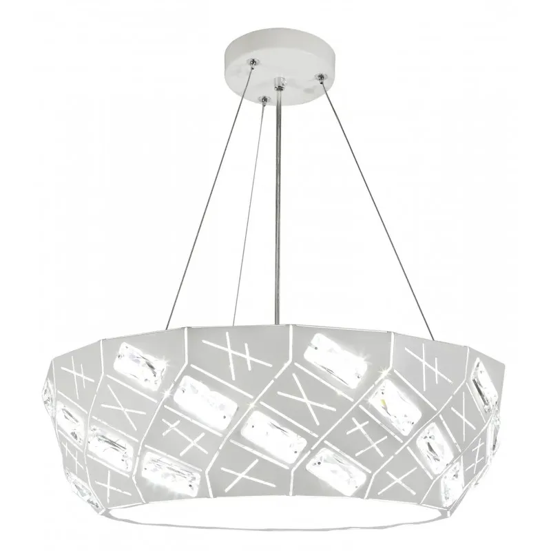 Hit sprzedaży GLANCE LAMPA WISZĄCA 36 4X40W G9 Z ŻARÓWKĄ BIAŁY