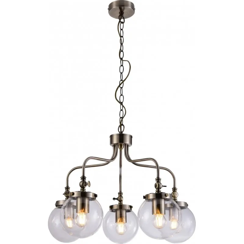 BALLET LAMPA WISZĄCA 5X40W E27 PATYNOWY Darmowy zwrot