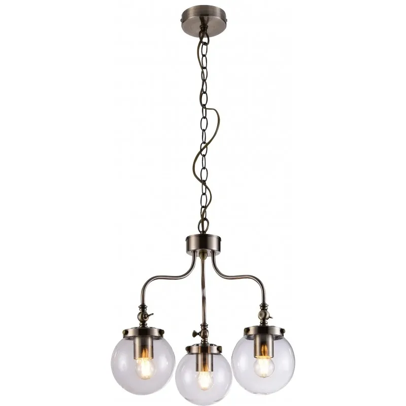 Taniej BALLET LAMPA WISZĄCA 3X40W E27 PATYNOWY